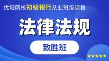 初级银行从业《法律法规》致胜班